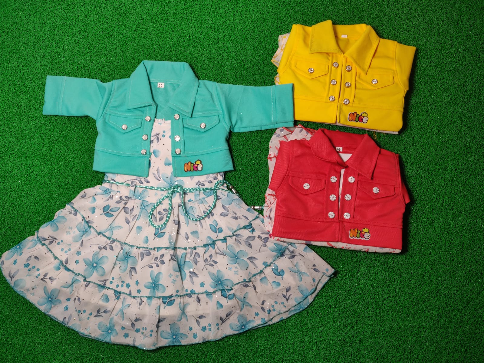 Zinat Frock With Jacket - Image 2